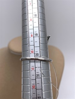 *Кольцо р.19,5 Белый Жемчуг арт. PI-R01306-X-W-PS-X-X-092 вес 5,8 г - фото 337563