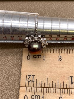 *Кольцо р.17 Шоколадный Жемчуг д.8,5*9мм арт. 1.0404.0.b-795 Вес 2,38 г - фото 337624 *Кольцо р.17 Шоколадный Жемчуг д.8,5*9мм арт. 1.0404.0.b-795 Вес 2,38 г - фото 337624