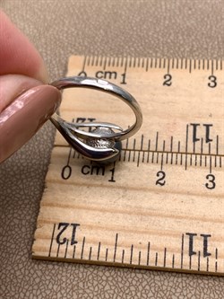 *Кольцо р.16,5 Черный Жемчуг д.7,5*8мм арт. 1.0021.0.b-109 Вес 2,36 г - фото 337653 *Кольцо р.16,5 Черный Жемчуг д.7,5*8мм арт. 1.0021.0.b-109 Вес 2,36 г - фото 337653