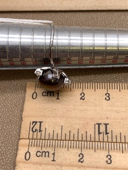 *Кольцо р.17,5 Шоколадный Жемчуг д.9*9,5мм арт. 1.0434.0.b-638 Вес 2,86 г - фото 337657 *Кольцо р.17,5 Шоколадный Жемчуг д.9*9,5мм арт. 1.0434.0.b-638 Вес 2,86 г - фото 337657