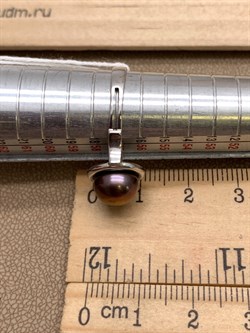 *Кольцо р.18 Шоколадный Жемчуг д.8,5*9мм арт. 1.0652.0.b-805 Вес 3,17 г - фото 337729 *Кольцо р.18 Шоколадный Жемчуг д.8,5*9мм арт. 1.0652.0.b-805 Вес 3,17 г - фото 337729