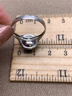 *Кольцо р.18 Шоколадный Жемчуг д.8,5*9мм арт. 1.0652.0.b-805 Вес 3,17 г - фото 337735 *Кольцо р.18 Шоколадный Жемчуг д.8,5*9мм арт. 1.0652.0.b-805 Вес 3,17 г - фото 337735