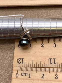 *Кольцо р.17 Черный Жемчуг д.9*9,5мм арт. 1.0351.0.b-959 Вес 2,86 г - фото 337739 *Кольцо р.17 Черный Жемчуг д.9*9,5мм арт. 1.0351.0.b-959 Вес 2,86 г - фото 337739