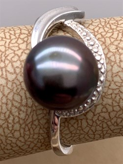 *Кольцо р.17 Черный Жемчуг д.9*9,5мм арт. 1.0351.0.b-959 Вес 2,86 г - фото 337742 *Кольцо р.17 Черный Жемчуг д.9*9,5мм арт. 1.0351.0.b-959 Вес 2,86 г - фото 337742