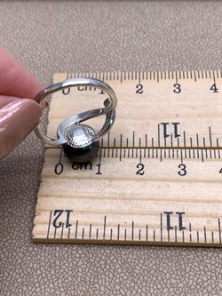 *Кольцо р.17 Черный Жемчуг д.9*9,5мм арт. 1.0351.0.b-959 Вес 2,86 г - фото 337746 *Кольцо р.17 Черный Жемчуг д.9*9,5мм арт. 1.0351.0.b-959 Вес 2,86 г - фото 337746