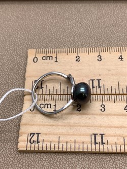 *Кольцо р.17 Черный Жемчуг д.9*9,5мм арт. 1.0351.0.b-959 Вес 2,86 г - фото 337748 *Кольцо р.17 Черный Жемчуг д.9*9,5мм арт. 1.0351.0.b-959 Вес 2,86 г - фото 337748