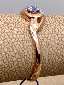 *Кольцо р.18,5 Танзанит арт. 01-2423/00ТЗ-06-061 вес 1,46 г - фото 337850 *Кольцо р.18,5 Танзанит арт. 01-2423/00ТЗ-06-061 вес 1,46 г - фото 337850