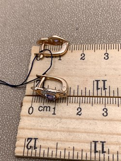 *Серьги Танзанит арт. 02-2423/00ТЗ-06-522 вес 2,22 г - фото 337888 *Серьги Танзанит арт. 02-2423/00ТЗ-06-522 вес 2,22 г - фото 337888