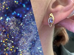 *Серьги Танзанит арт. 02-2423/00ТЗ-06-522 вес 2,22 г - фото 337956 *Серьги Танзанит арт. 02-2423/00ТЗ-06-522 вес 2,22 г - фото 337956