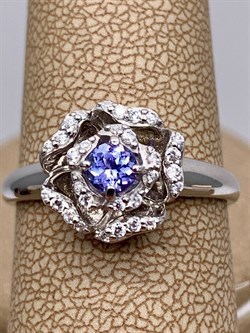 *Кольцо р.19 Танзанит арт. 01-2555/00ТЗ-00-504 вес 3,48 г - фото 337971 *Кольцо р.19 Танзанит арт. 01-2555/00ТЗ-00-504 вес 3,48 г - фото 337971