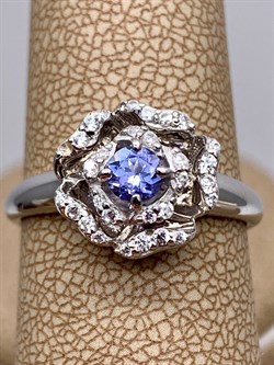 *Кольцо р.18,5 Танзанит арт. 01-2555/00ТЗ-00-498 вес 3,36 г - фото 337978 *Кольцо р.18,5 Танзанит арт. 01-2555/00ТЗ-00-498 вес 3,36 г - фото 337978