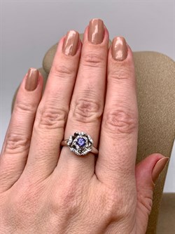*Кольцо р.17,5 Танзанит арт. 01-2555/00ТЗ-00-474 вес 3,42 г - фото 337987 *Кольцо р.17,5 Танзанит арт. 01-2555/00ТЗ-00-474 вес 3,42 г - фото 337987