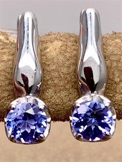 *Серьги Танзанит арт. 02-1159/00ТЗ-00-256 вес 2,03 г - фото 338032 *Серьги Танзанит арт. 02-1159/00ТЗ-00-256 вес 2,03 г - фото 338032