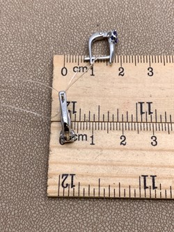 *Серьги Танзанит арт. 02-1159/00ТЗ-00-256 вес 2,03 г - фото 338035 *Серьги Танзанит арт. 02-1159/00ТЗ-00-256 вес 2,03 г - фото 338035