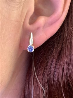 *Серьги Танзанит арт. 02-1159/00ТЗ-00-256 вес 2,03 г - фото 338037 *Серьги Танзанит арт. 02-1159/00ТЗ-00-256 вес 2,03 г - фото 338037