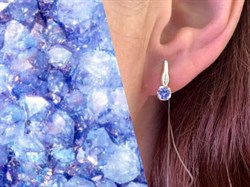 *Серьги Танзанит арт. 02-1159/00ТЗ-00-256 вес 2,03 г - фото 338038 *Серьги Танзанит арт. 02-1159/00ТЗ-00-256 вес 2,03 г - фото 338038