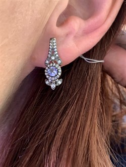 *Серьги Танзанит арт. 02-2560/00ТЗ-17-771 вес 4,34 г - фото 338144 *Серьги Танзанит арт. 02-2560/00ТЗ-17-771 вес 4,34 г - фото 338144