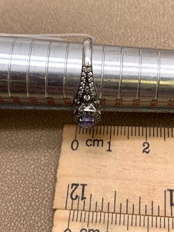 *Кольцо р.18,5 Танзанит арт. 01-2560/00ТЗ-17-713 вес 2,63 г - фото 338178 *Кольцо р.18,5 Танзанит арт. 01-2560/00ТЗ-17-713 вес 2,63 г - фото 338178