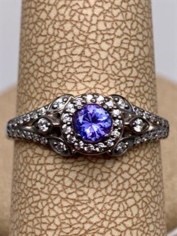 *Кольцо р.18,5 Танзанит арт. 01-2560/00ТЗ-17-713 вес 2,63 г - фото 338182 *Кольцо р.18,5 Танзанит арт. 01-2560/00ТЗ-17-713 вес 2,63 г - фото 338182