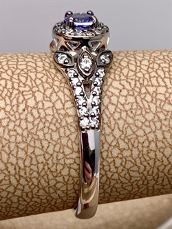 *Кольцо р.19,5 Танзанит арт. 01-2560/00ТЗ-17-758 вес 2,68 г - фото 338188 *Кольцо р.19,5 Танзанит арт. 01-2560/00ТЗ-17-758 вес 2,68 г - фото 338188