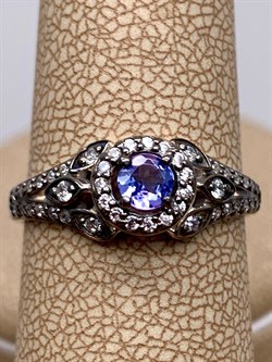 *Кольцо р.17,5 Танзанит арт. 01-2560/00ТЗ-17-686 вес 2,58 г - фото 338231 *Кольцо р.17,5 Танзанит арт. 01-2560/00ТЗ-17-686 вес 2,58 г - фото 338231