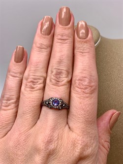 *Кольцо р.17,5 Танзанит арт. 01-2560/00ТЗ-17-686 вес 2,58 г - фото 338232 *Кольцо р.17,5 Танзанит арт. 01-2560/00ТЗ-17-686 вес 2,58 г - фото 338232