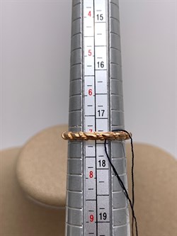 *Кольцо р.17,5 Горный Хрусталь арт. 01-2345/00ГХ-06-997 вес 3,26 г - фото 338245