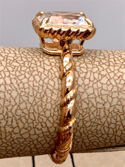 *Кольцо р.17,5 Горный Хрусталь арт. 01-2345/00ГХ-06-997 вес 3,26 г - фото 338248