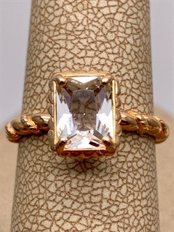 *Кольцо р.17,5 Горный Хрусталь арт. 01-2345/00ГХ-06-997 вес 3,26 г - фото 338249