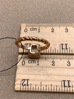 *Кольцо р.17,5 Горный Хрусталь арт. 01-2345/00ГХ-06-997 вес 3,26 г - фото 338251