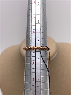 *Кольцо р.17,5 Горный Хрусталь арт. 01-2342/00ГХ-06-935 вес 3,42 г - фото 338256