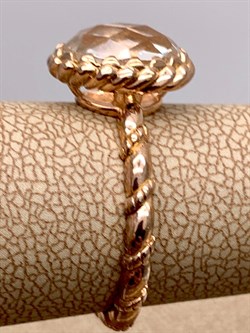 *Кольцо р.17,5 Горный Хрусталь арт. 01-2342/00ГХ-06-935 вес 3,42 г - фото 338259