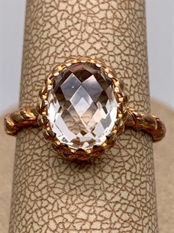 *Кольцо р.17,5 Горный Хрусталь арт. 01-2342/00ГХ-06-935 вес 3,42 г - фото 338260