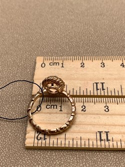 *Кольцо р.17,5 Горный Хрусталь арт. 01-2342/00ГХ-06-935 вес 3,42 г - фото 338262