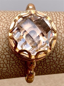 *Кольцо р.17,5 Горный Хрусталь арт. 01-2331/00ГХ-06-751 вес 3,07 г - фото 338299