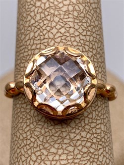 *Кольцо р.17,5 Горный Хрусталь арт. 01-2331/00ГХ-06-751 вес 3,07 г - фото 338301