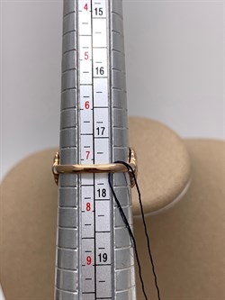 *Кольцо р.17,5 Горный Хрусталь арт. 01-2340/00ГХ-06-898 вес 4,35 г - фото 338308