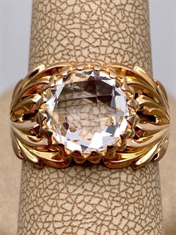 *Кольцо р.17,5 Горный Хрусталь арт. 01-2340/00ГХ-06-898 вес 4,35 г - фото 338312