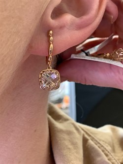 *Серьги Горный Хрусталь арт. 02-2337/00ГХ-06-079 вес 5,13 г - фото 338322