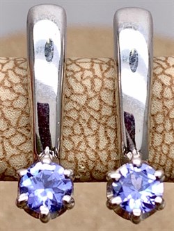 *Серьги Танзанит арт. 02-2253/00ТЗ-00-687 вес 2,06 г - фото 338370 *Серьги Танзанит арт. 02-2253/00ТЗ-00-687 вес 2,06 г - фото 338370