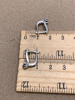 *Серьги Танзанит арт. 02-2253/00ТЗ-00-687 вес 2,06 г - фото 338374 *Серьги Танзанит арт. 02-2253/00ТЗ-00-687 вес 2,06 г - фото 338374