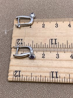 *Серьги Танзанит арт. 02-2253/00ТЗ-00-687 вес 2,06 г - фото 338375 *Серьги Танзанит арт. 02-2253/00ТЗ-00-687 вес 2,06 г - фото 338375