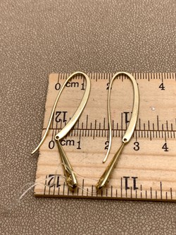 *Серьги Петли Белый Бр цв Лимонное арт. 23719-300-274 (вес 3,55 г) - фото 338485 *Серьги Петли Белый Бр цв Лимонное арт. 23719-300-274 (вес 3,55 г) - фото 338485