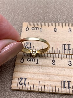 *Кольцо р.16,5 Белый Бр цв Лимонное арт. 13228-300-907 (вес 1,25 г) - фото 338513 *Кольцо р.16,5 Белый Бр цв Лимонное арт. 13228-300-907 (вес 1,25 г) - фото 338513