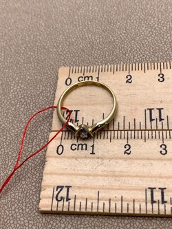 *Кольцо р.16,5 Белый Бр цв Лимонное арт. 13228-300-907 (вес 1,25 г) - фото 338514 *Кольцо р.16,5 Белый Бр цв Лимонное арт. 13228-300-907 (вес 1,25 г) - фото 338514