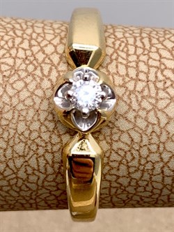 *Кольцо р.17,5 Белый Бр цв Лимонное арт. 12991-300-742 (вес 2,1 г) - фото 338520 *Кольцо р.17,5 Белый Бр цв Лимонное арт. 12991-300-742 (вес 2,1 г) - фото 338520