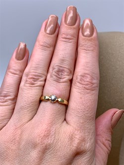 *Кольцо р.17,5 Белый Бр цв Лимонное арт. 12991-300-742 (вес 2,1 г) - фото 338523 *Кольцо р.17,5 Белый Бр цв Лимонное арт. 12991-300-742 (вес 2,1 г) - фото 338523