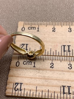 *Кольцо р.17,5 Белый Бр цв Лимонное арт. 12991-300-742 (вес 2,1 г) - фото 338524 *Кольцо р.17,5 Белый Бр цв Лимонное арт. 12991-300-742 (вес 2,1 г) - фото 338524