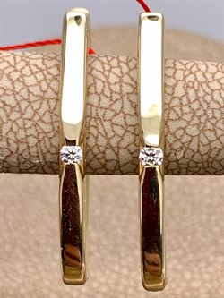 *Серьги Белый Бр цв Лимонное арт. 23684-300-165 (вес 2,73 г) - фото 338572 *Серьги Белый Бр цв Лимонное арт. 23684-300-165 (вес 2,73 г) - фото 338572