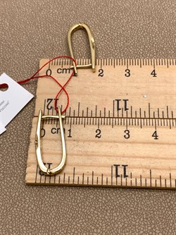 *Серьги Белый Бр цв Лимонное арт. 23684-300-165 (вес 2,73 г) - фото 338574 *Серьги Белый Бр цв Лимонное арт. 23684-300-165 (вес 2,73 г) - фото 338574